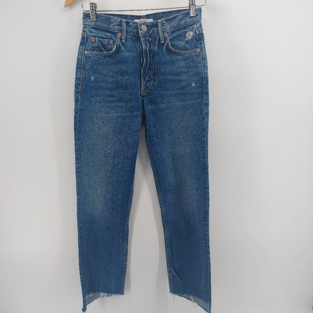 GRLFRND Helena Ankle Cropped Jeans  Size 24